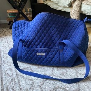 Blue Vera Bradley Duffle Bag